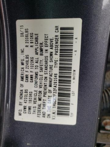 1HGCR2F32FA263546 2015 Honda Accord Lx