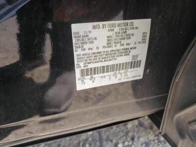 2020 FORD EDGE ST - 2FMPK4AP6LBA26774