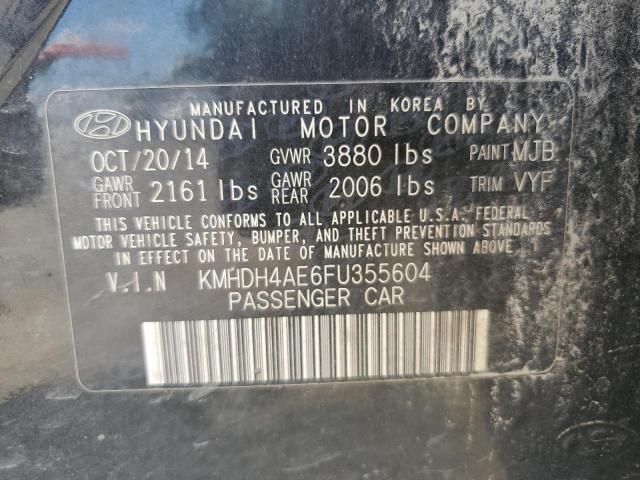 2015 HYUNDAI ELANTRA SE - KMHDH4AE6FU355604
