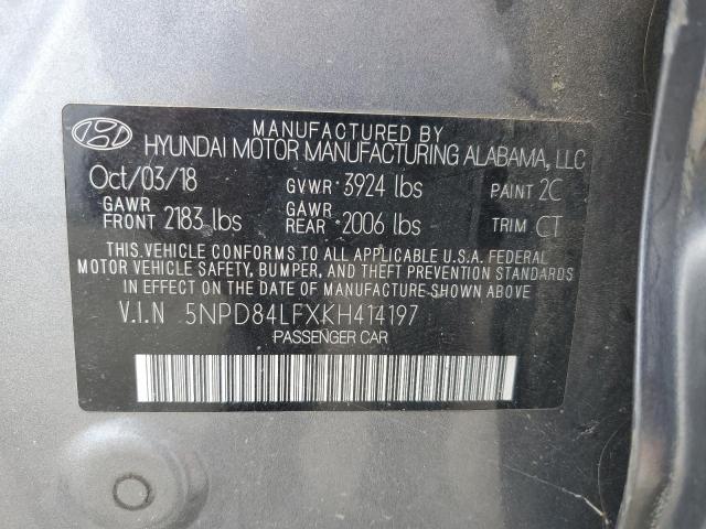 2019 HYUNDAI ELANTRA SE - 5NPD84LFXKH414197