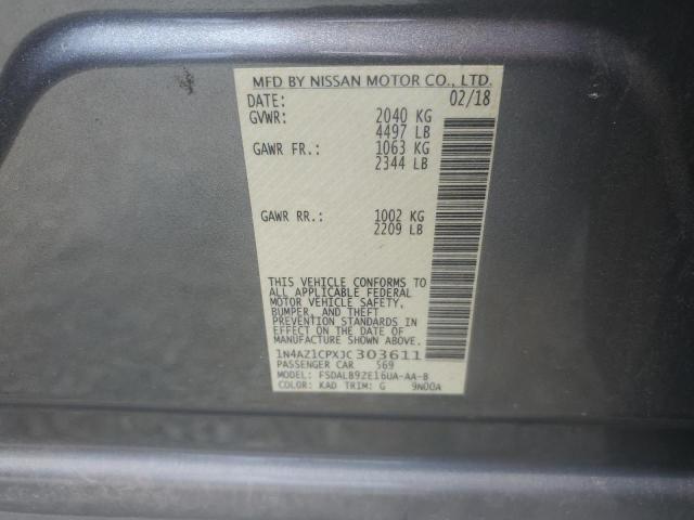 2018 Nissan Leaf S VIN: 1N4AZ1CPXJC303611 Lot: 61883904