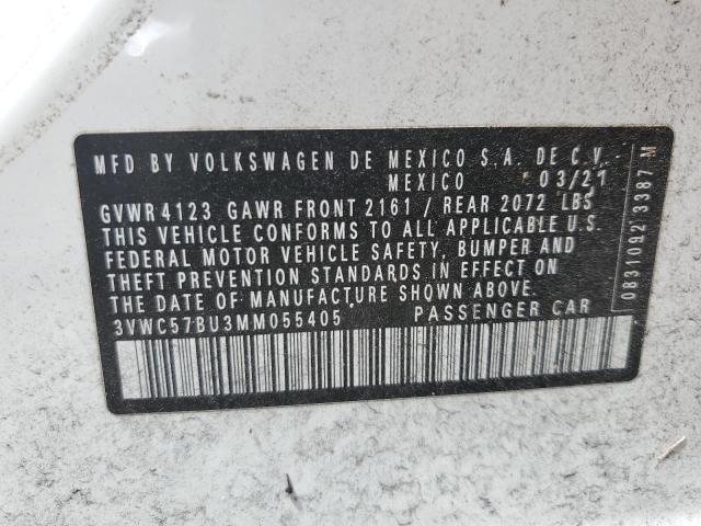 2021 Volkswagen Jetta S VIN: 3VWC57BU3MM055405 Lot: 62130604