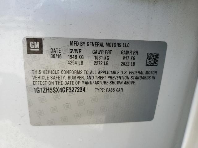 1G1ZH5SX4GF327234 2016 CHEVROLET MALIBU - Image 12