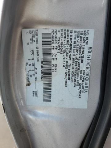 1998 Ford Taurus Sho VIN: 1FAFP54N7WA221872 Lot: 61613964