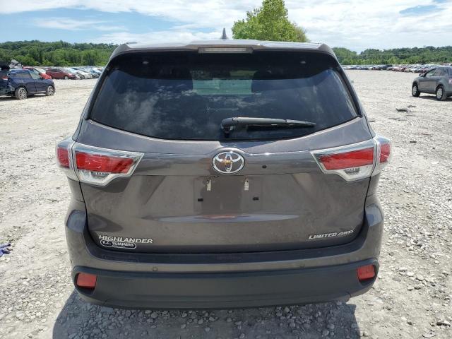 VIN 5TDDKRFH1FS148242 2015 Toyota Highlander, Limited no.6