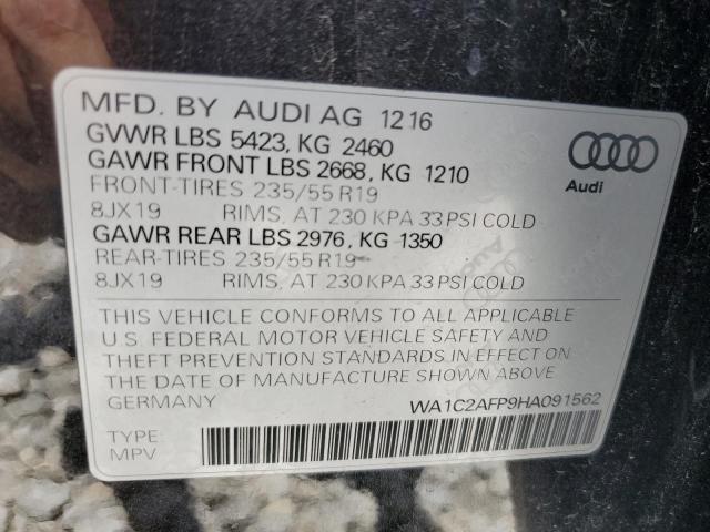 VIN WA1C2AFP9HA091562 2017 Audi Q5, Premium no.13