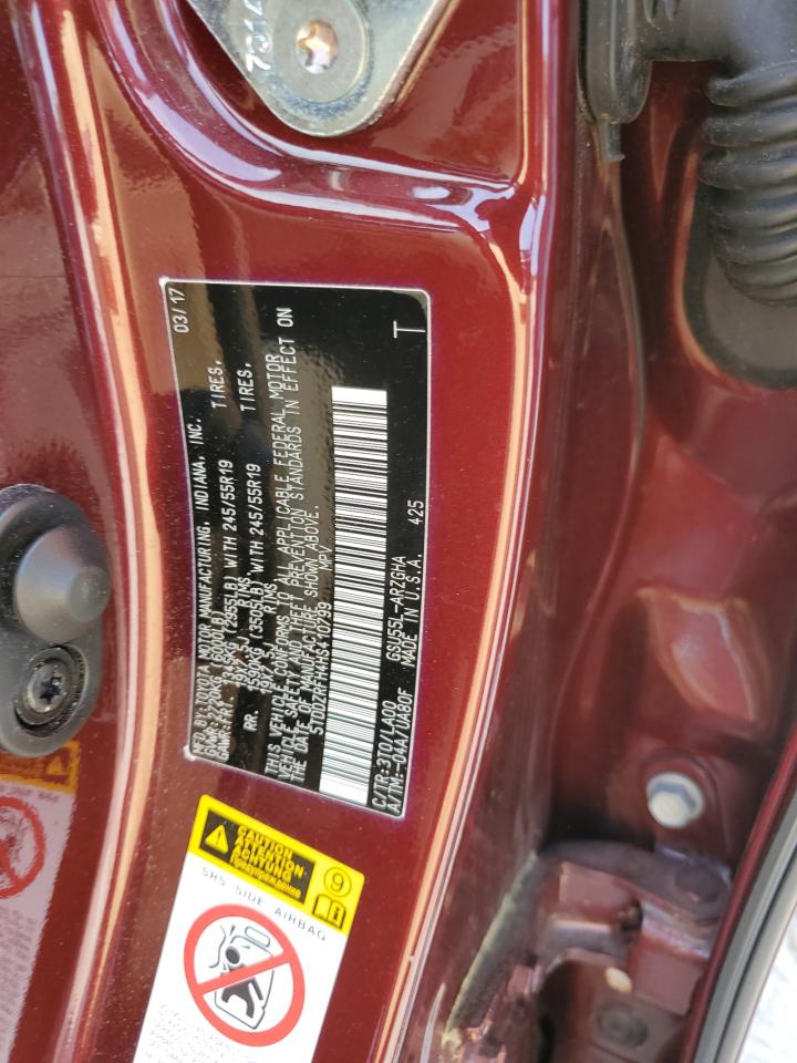 5TDDZRFH4HS410799 2017 Toyota Highlander Limited