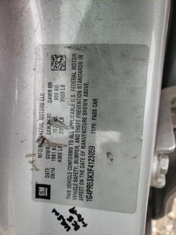 2015 BUICK VERANO CON 1G4PR5SK3F4123059