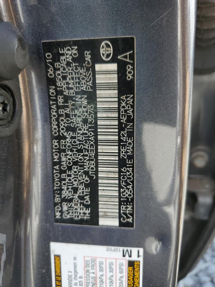 JTDBU4EEXA9113573 2010 Toyota Corolla Base