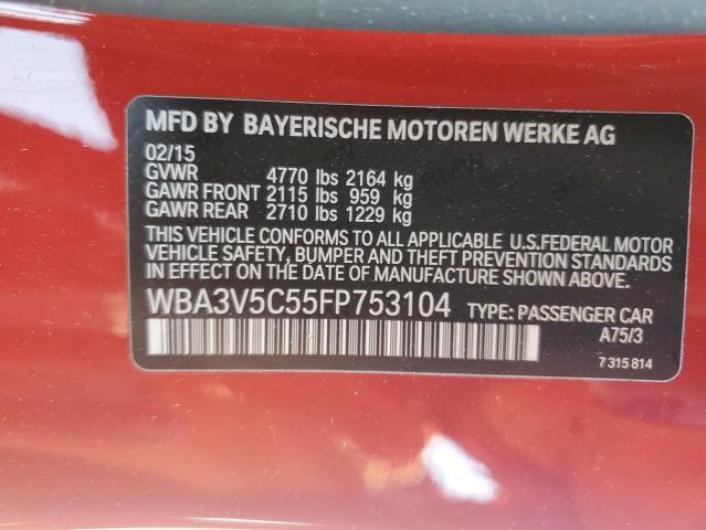 VIN WBA3V5C55FP753104 2015 BMW 4 Series, 428 I no.13