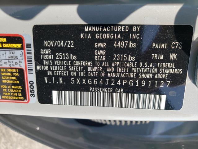 2023 Kia K5 Gt Line VIN: 5XXG64J24PG191127 Lot: 62074424