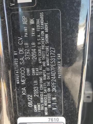 2023 KIA FORTE LX - 3KPF24AD7PE531727