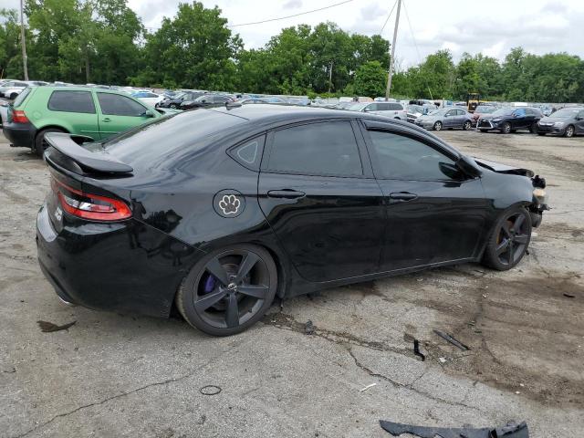 DODGE DART GT 2015 black sedan 4d gas 1C3CDFEB7FD266846 photo #4