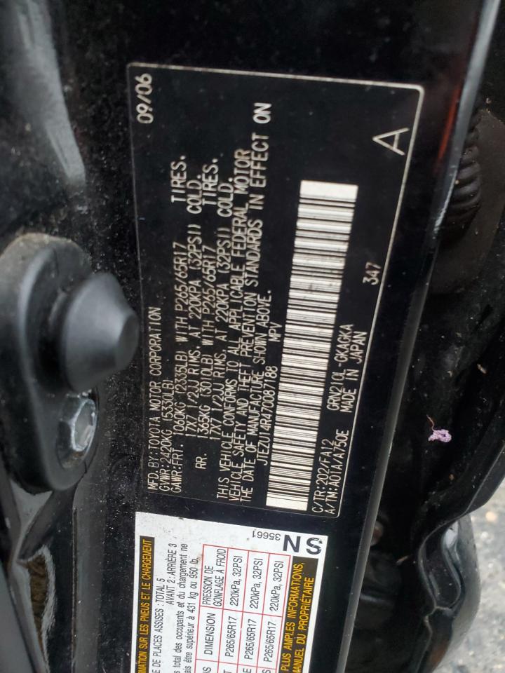 JTEZU14R470087188 2007 Toyota 4Runner Sr5