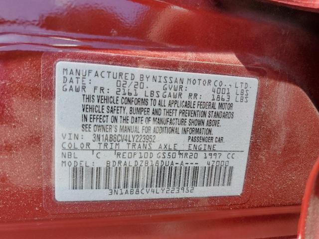 2020 NISSAN SENTRA SV - 3N1AB8CV4LY223952
