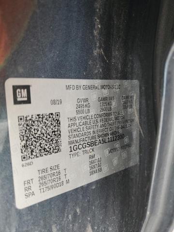 2020 CHEVROLET COLORADO - 1GCGSBEA5L1112300