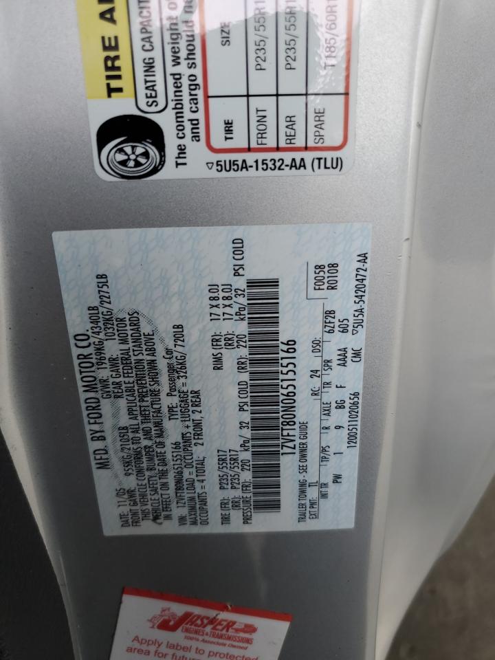 1ZVFT80N065155166 2006 Ford Mustang