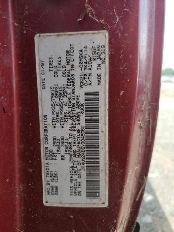 1997 Toyota T100 Xtracab Sr5 VIN: JT4UN24D6V0045060 Lot: 62126254