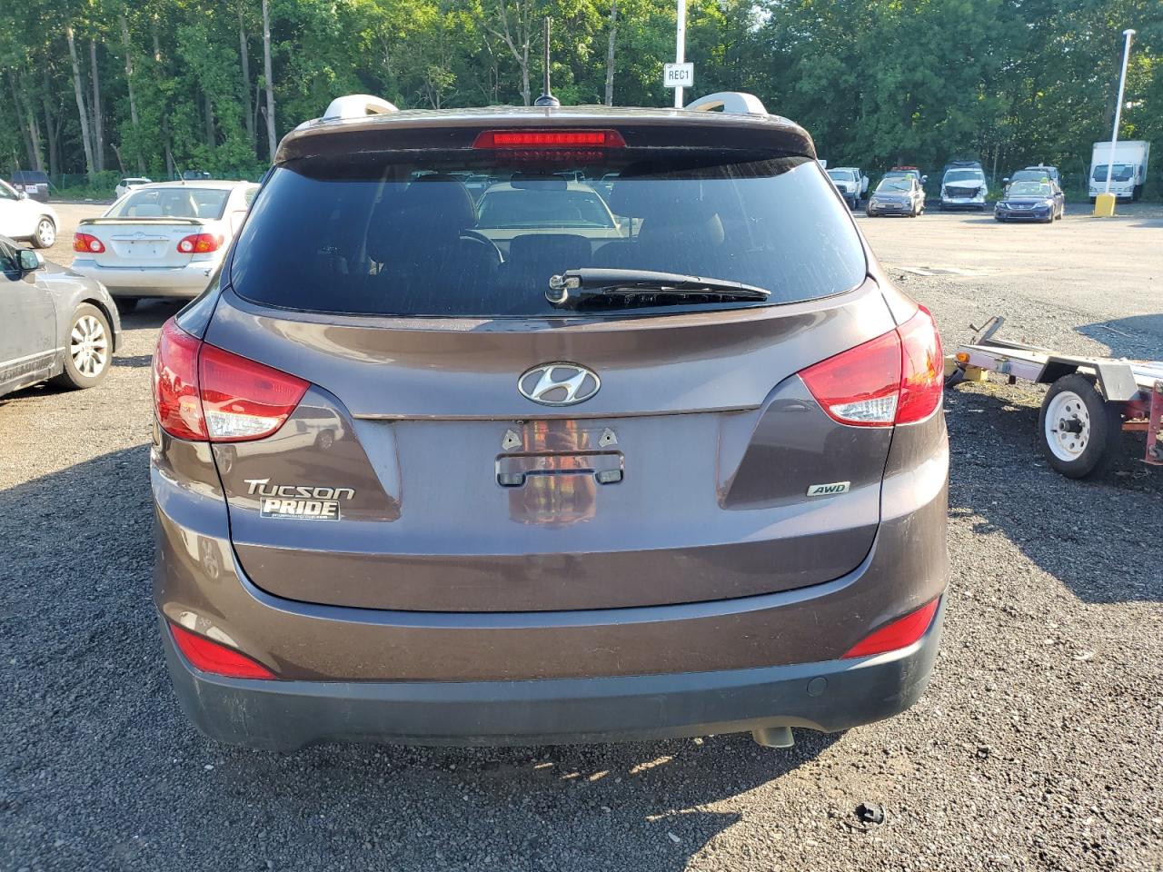 2014 Hyundai Tucson Gls vin: KM8JUCAG9EU817078