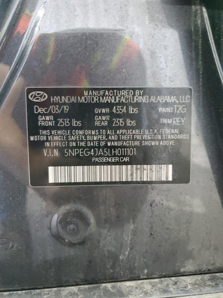 5NPEG4JA5LH011101 2020 Hyundai Sonata Se