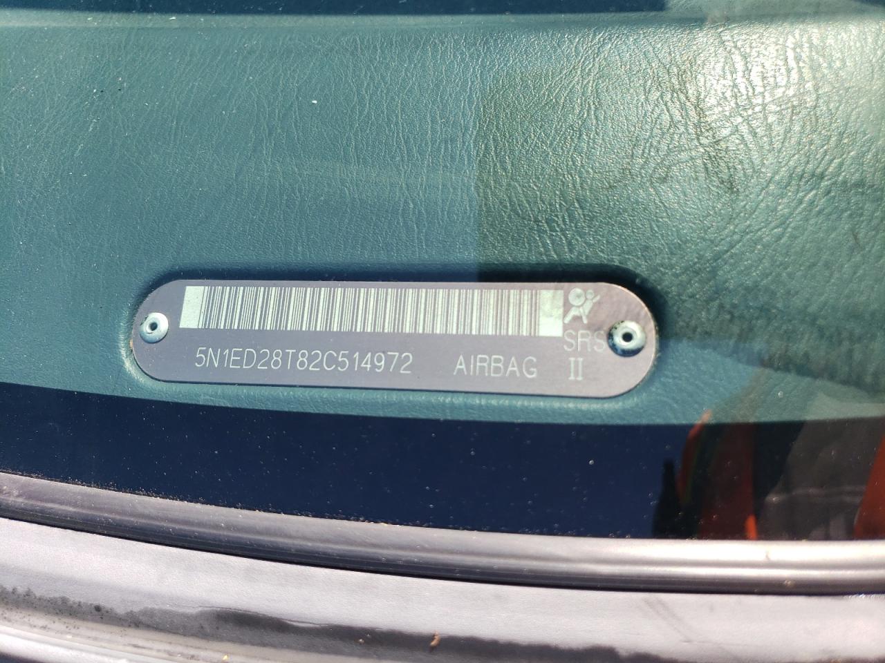 5N1ED28T82C514972 2002 Nissan Xterra Xe
