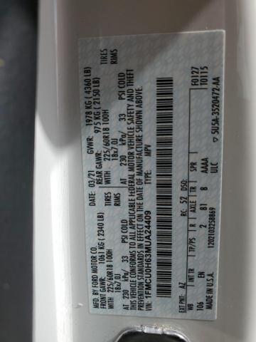 2021 FORD ESCAPE SEL - 1FMCU0H63MUA24409