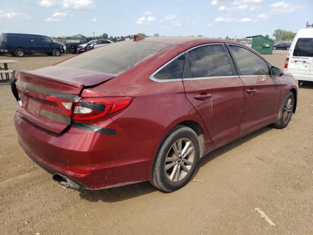 HYUNDAI SONATA SE 2015 red  gas 5NPE24AF3FH033340 photo #4