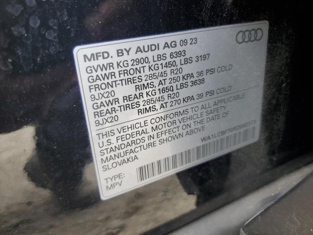 VIN WA1LCBF70RD002173 2024 Audi Q7, Premium Plus no.13