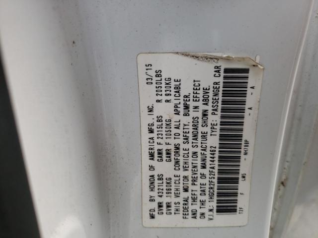 2015 HONDA ACCORD SPO - 1HGCR2F52FA144462