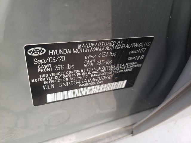 2021 HYUNDAI SONATA SE - 5NPEG4JA1MH070910