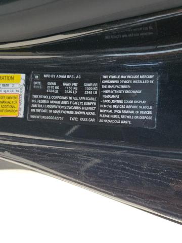 2016 BUICK CASCADA PR - W04WT3N55GG032753
