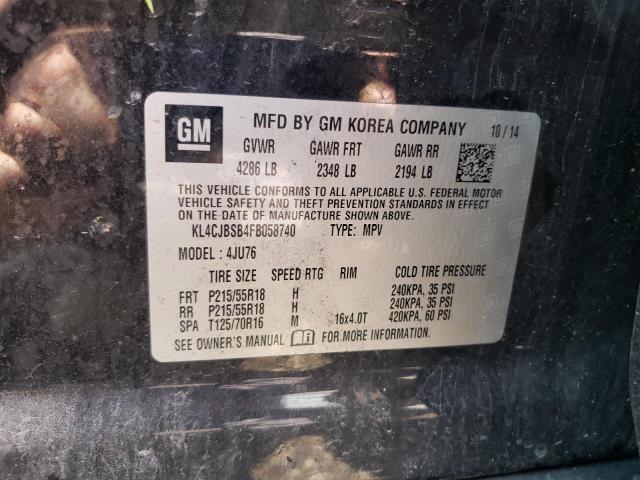2015 BUICK ENCORE CON - KL4CJBSB4FB058740