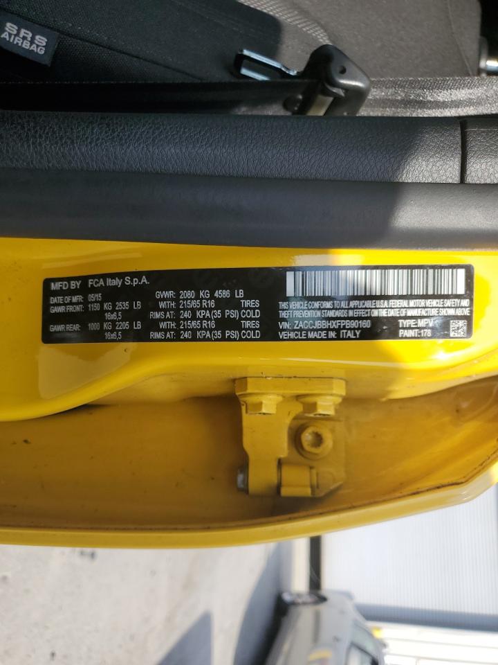 ZACCJBBHXFPB90160 2015 Jeep Renegade Latitude