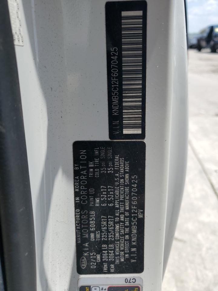 KNDMB5C12F6070425 2015 Kia Sedona Lx