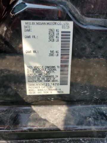 2019 NISSAN ALTIMA SR - 1N4BL4CV2KC212470