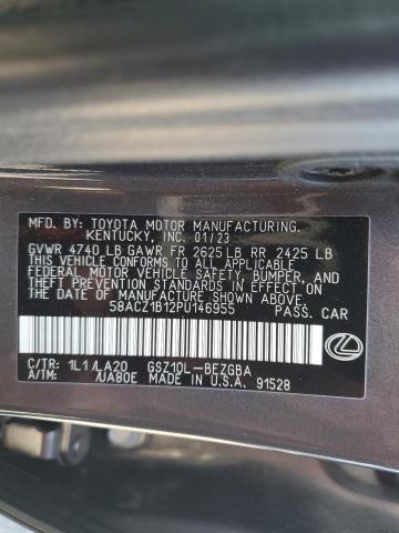 2023 LEXUS ES 350 BAS - 58ACZ1B12PU146955