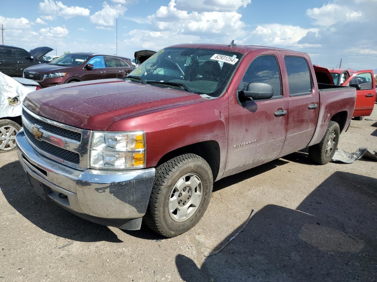 2013 Chevrolet Silverado K1500 Lt vin: 3GCPKSE75DG153713