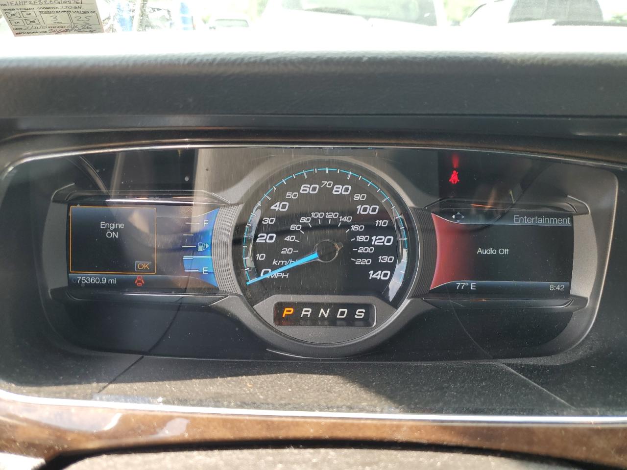 1FAHP2F82EG104761 2014 Ford Taurus Limited