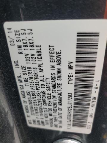 2014 Acura Rdx VIN: 5J8TB3H32EL017283 Lot: 61699534