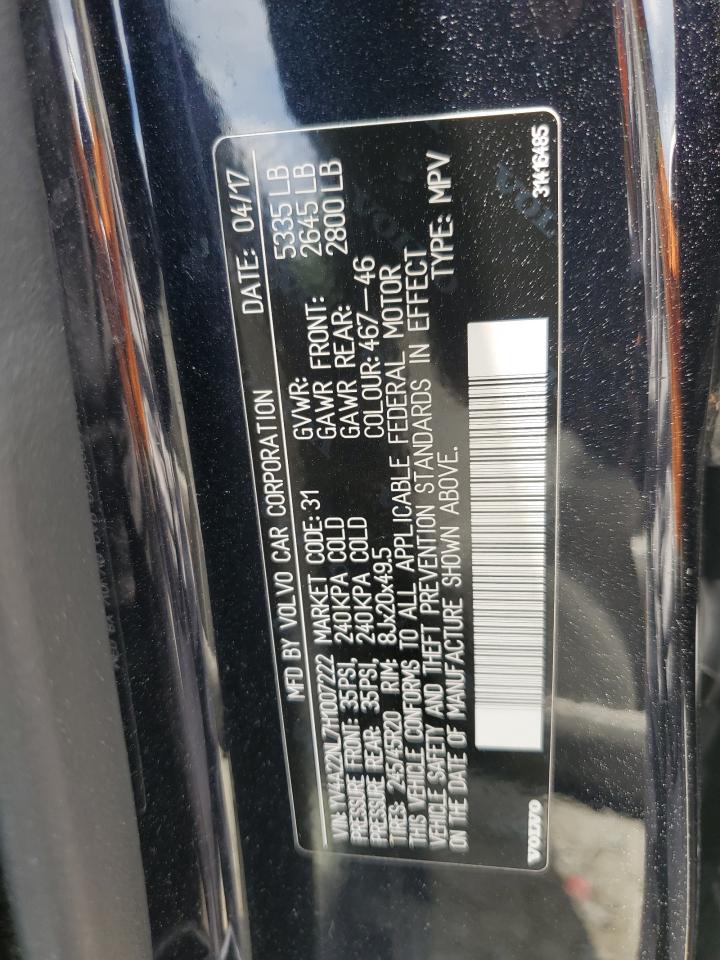 YV4A22NL7H1007222 2017 Volvo V90 Cross Country T6 Inscription