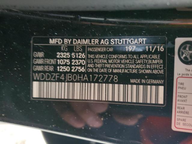 2017 MERCEDES-BENZ E 300 - WDDZF4JB0HA172778
