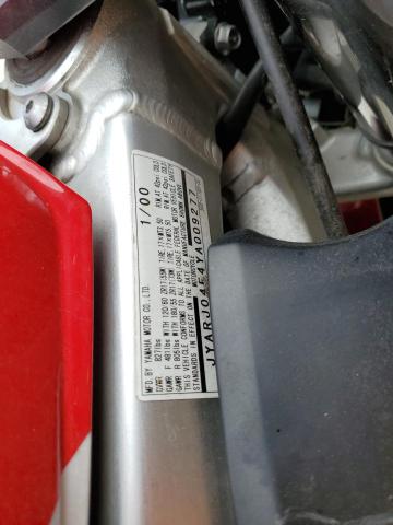 2000 YAMAHA YZFR6 L JYARJ04E4YA009277