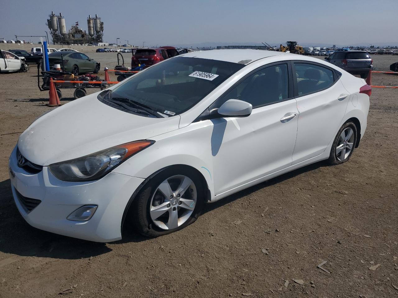 Lot #2774196371 2013 HYUNDAI ELANTRA GL