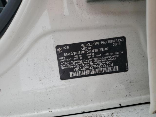 2015 BMW 328 Xi Sulev VIN: WBA3B5G57FNS12229 Lot: 62356584