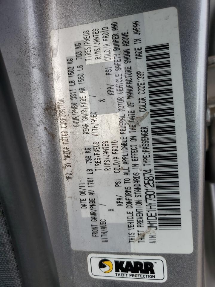 JM1DE1HY7B0125874 2011 Mazda Mazda2