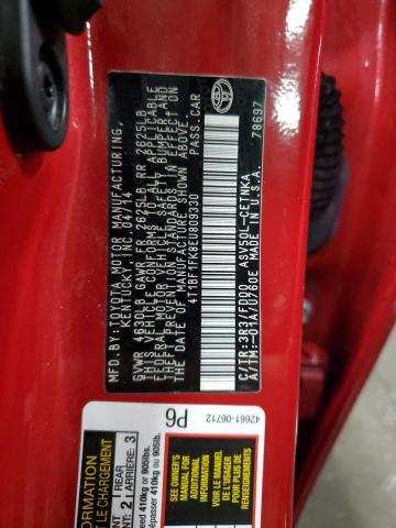 VIN 4T1BF1FK8EU809330 2014 Toyota Camry, L no.13