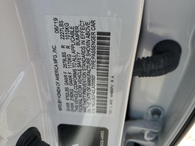 2020 Acura Tlx Technology VIN: 19UUB3F40LA000507 Lot: 60484954