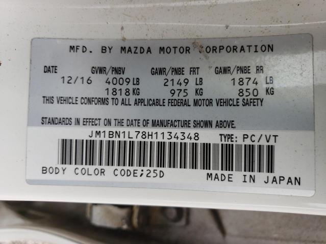 2017 MAZDA 3 TOURING - JM1BN1L78H1134348
