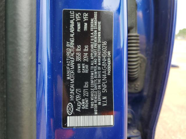 2022 HYUNDAI ELANTRA SE 5NPLN4AG8NH060216  64691424