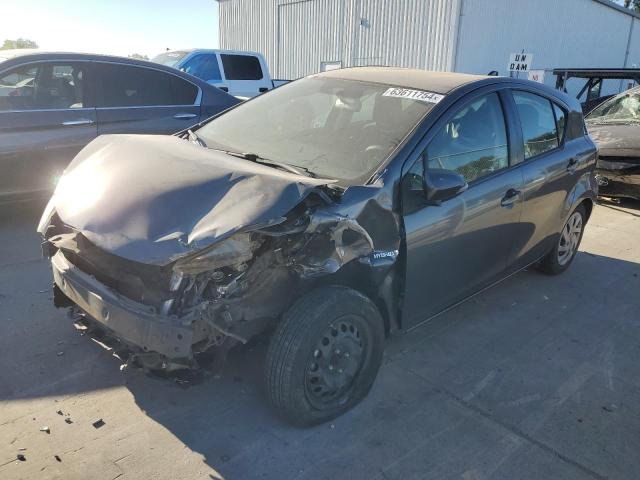 TOYOTA PRIUS C 2015 gray  hybrid engine JTDKDTB37F1579934 photo #1